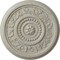 Ekena Millwork Marseille Ceiling Medallion (Fits Canopies up to 4 1/4"), 16 1/8"OD x 5/8"P, Pot of Cream Crackle CM16MAPCC - alternate 1